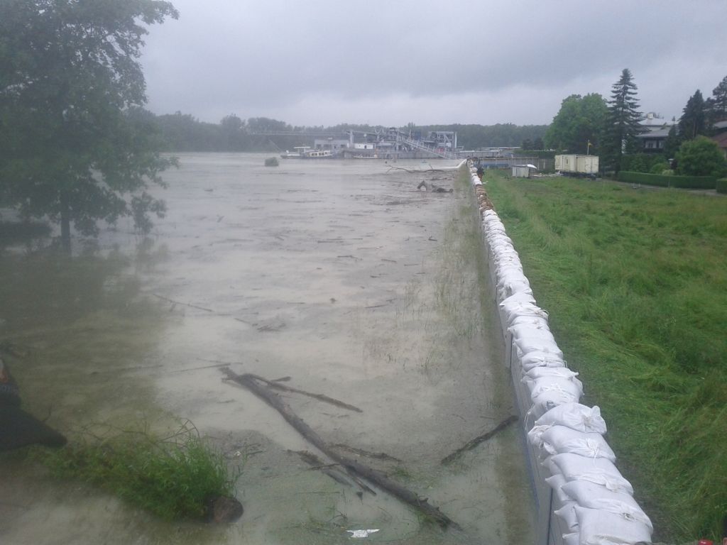 Hochwassereinsatz in Wallsee