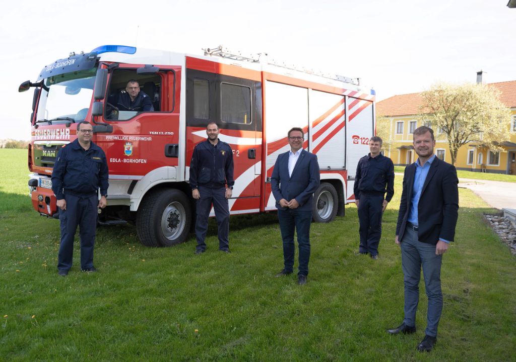 Neue Fahrzeughalle für die Freiwillige Feuerwehr Edla-Boxhofen