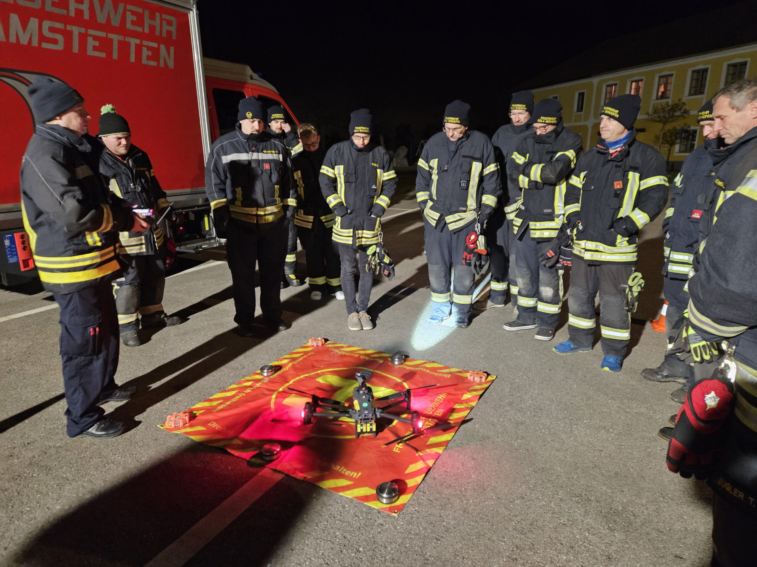 Winterschulung Drohne