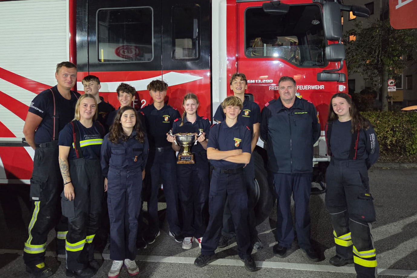 Titelverteidigung der Feuerwehrjugend